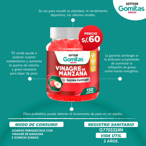 Gomitas de Vinagre de manzana